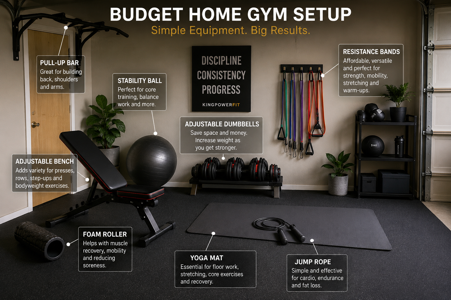 Recommended Budget-Friendly Home Gym Equipment