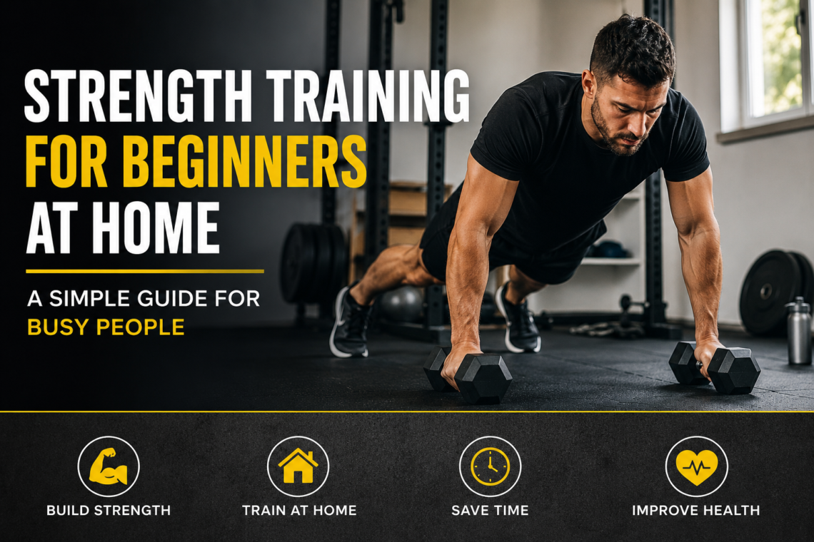 Strength Training For Beginners At Home: A Guide For Busy People.
